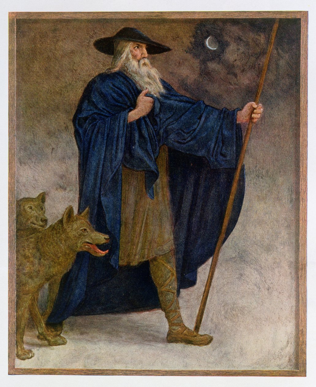 12月、ライプツィヒc.1910で公開された「Festkalender」のイラスト 作： ハンス・トーマ