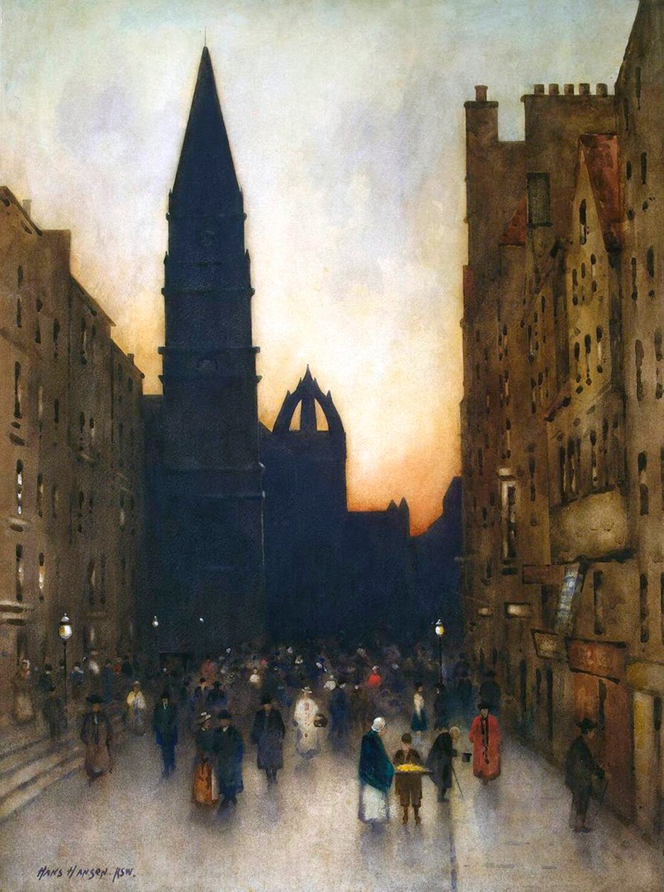 都市景観」、c1900。 作： ハンス・ピーター・ハンセン