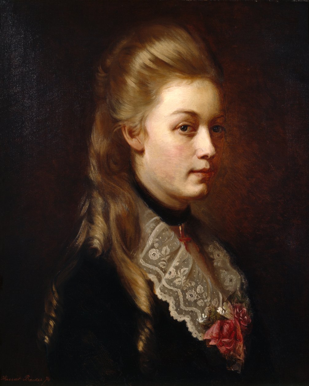 アガテ・バッカー・グルーエンダール（1847-1907）（絵画） 作： ハリエットバッカー