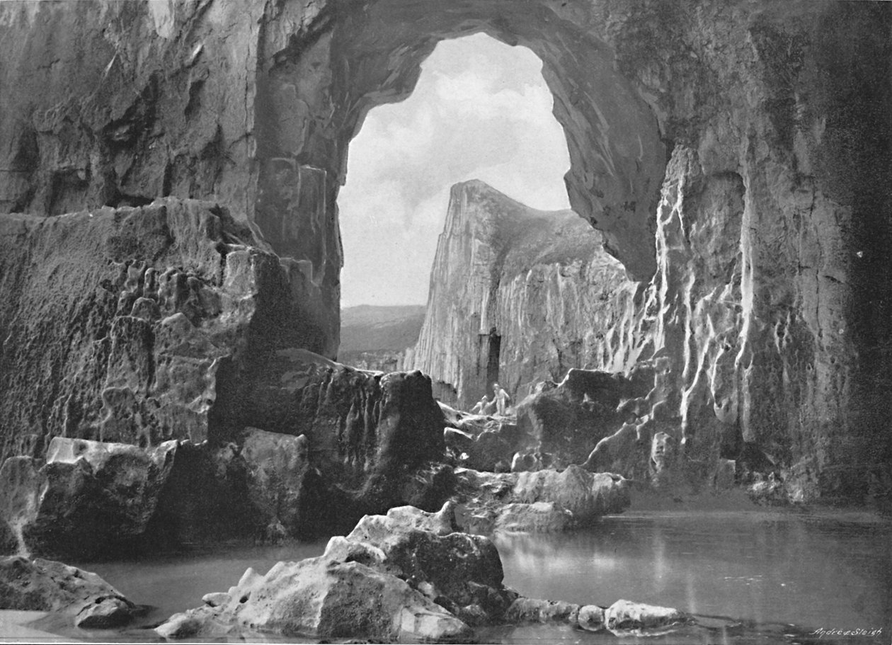 リドステップナチュラルアーチ、テンビー、c1896 作： ハーベイ・バートン