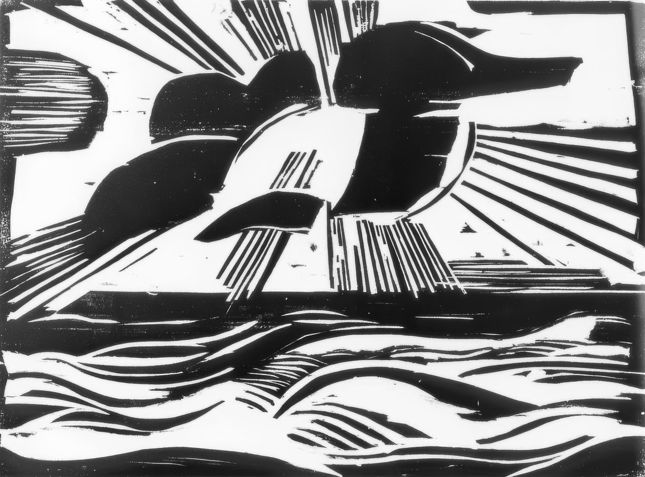 H.Stegemann、太陽、雲 作： ハインリッヒ・ステゲマン