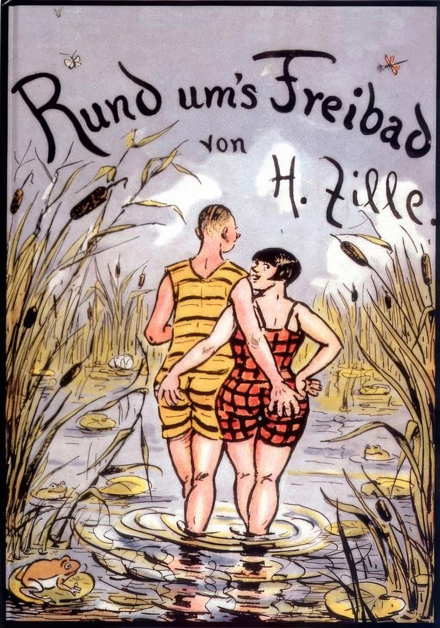 H.Zille、Rund um&39;s Freibad - Titelbild 作： ハインリッヒ・ジル