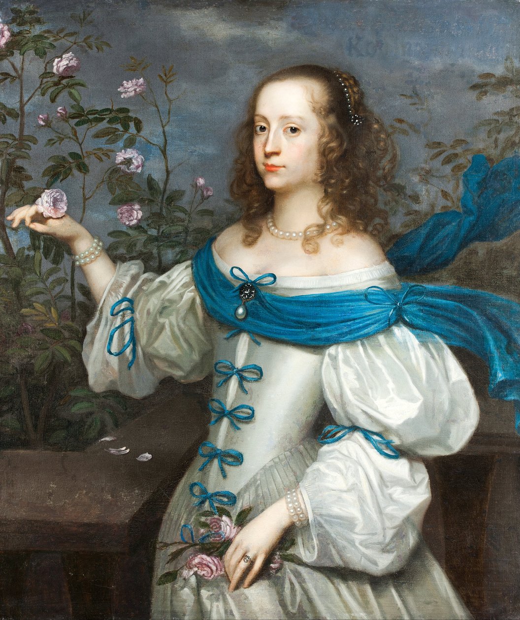 ベアタ・エリザベス・フォン・ケーニヒスマルク（1637-1723） 作： ヘンドリック・ムニヒホーフェン