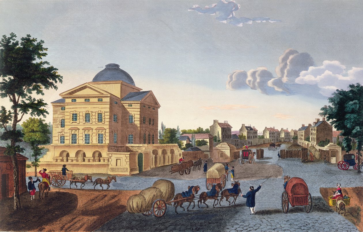 バリエールデュルーレ、1815-20年頃（カラー彫刻） 作： アンリクルボアジェ-ヴォイシン