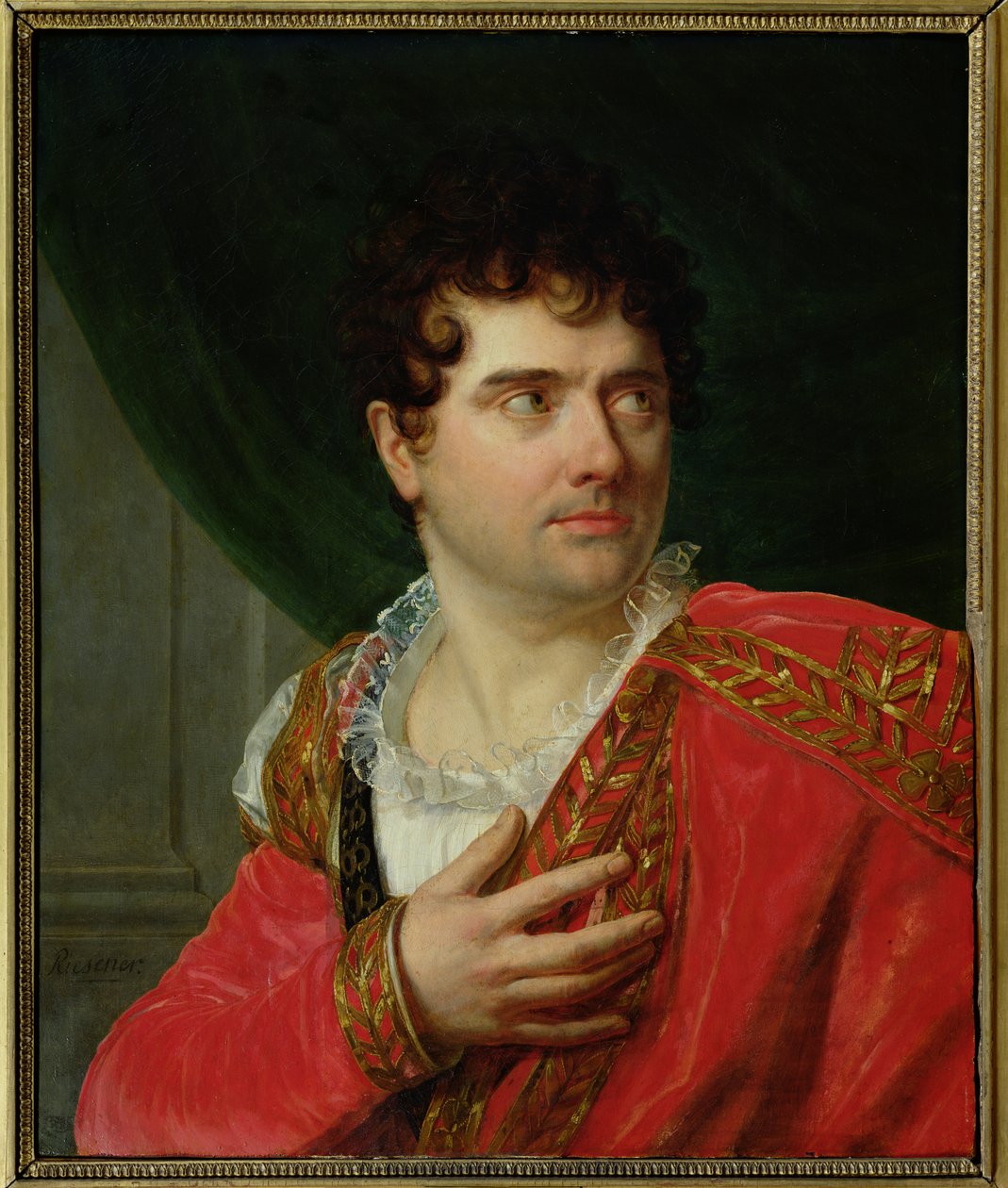 フランソワ・ジョセフ・タルマの肖像（1763-1826） 作： アンリ・フランソワ・リースナー