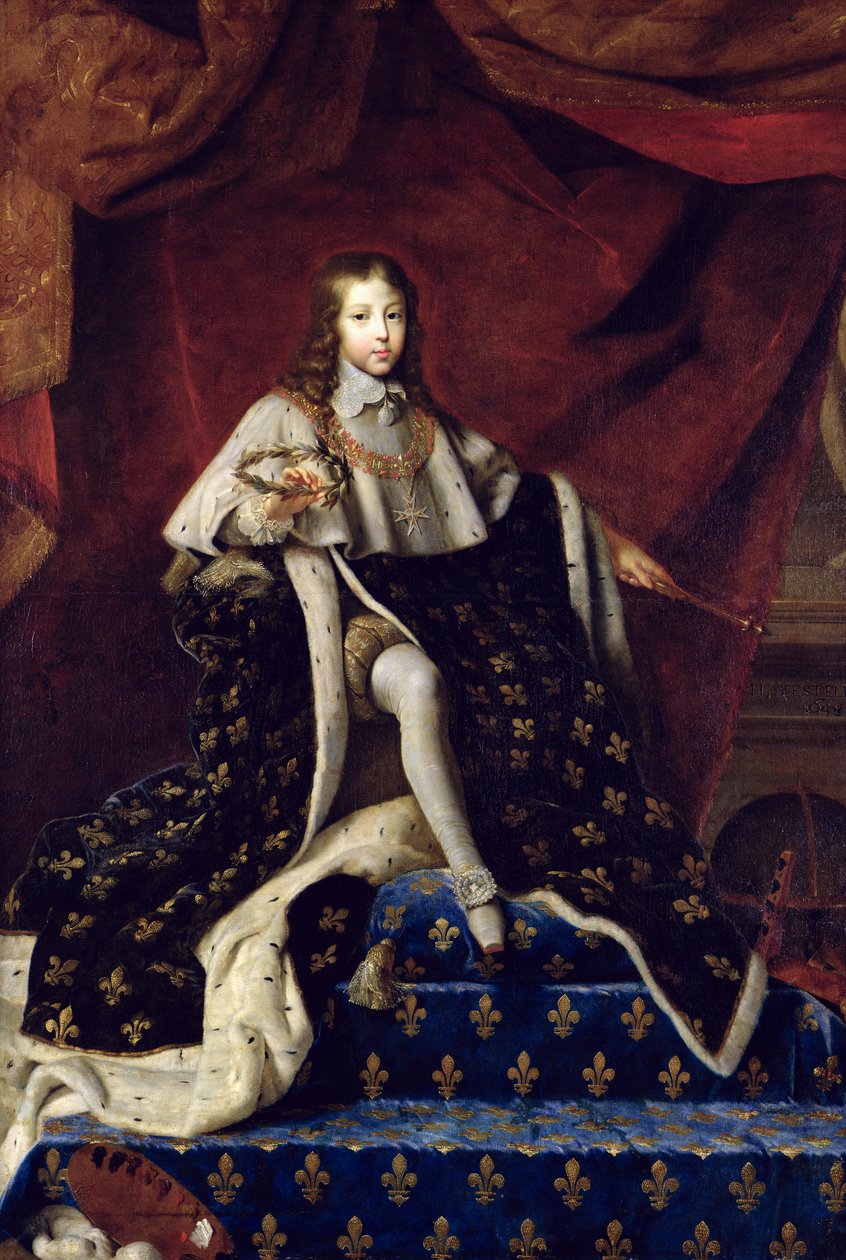 1648年10歳のルイ14世（1638〜1715）の肖像 作： アンリ・テステリン