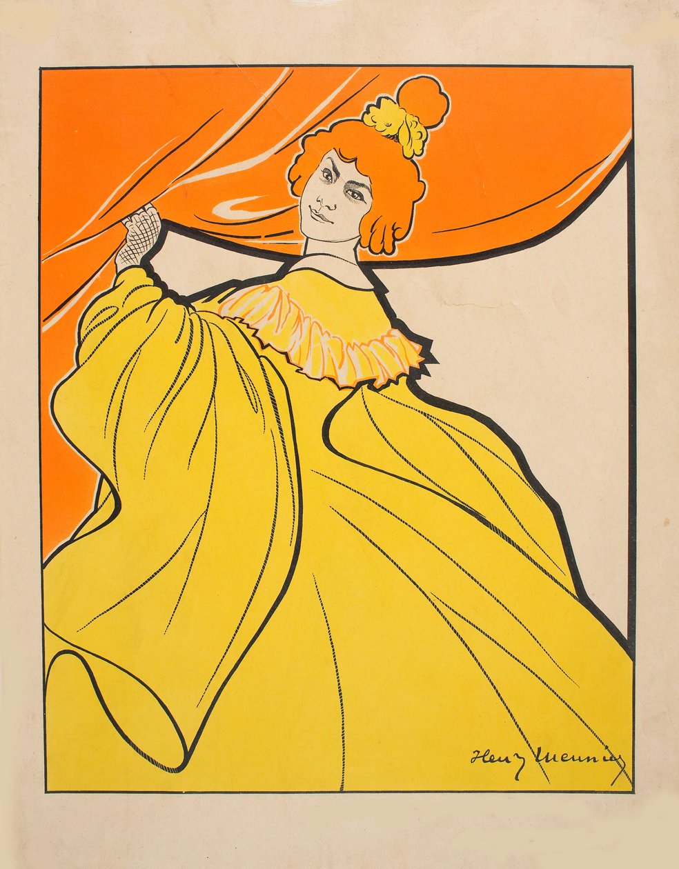 オデット・デュラック、c。 1900年。 作： アンリ・ジョルジュ・ムーニエ