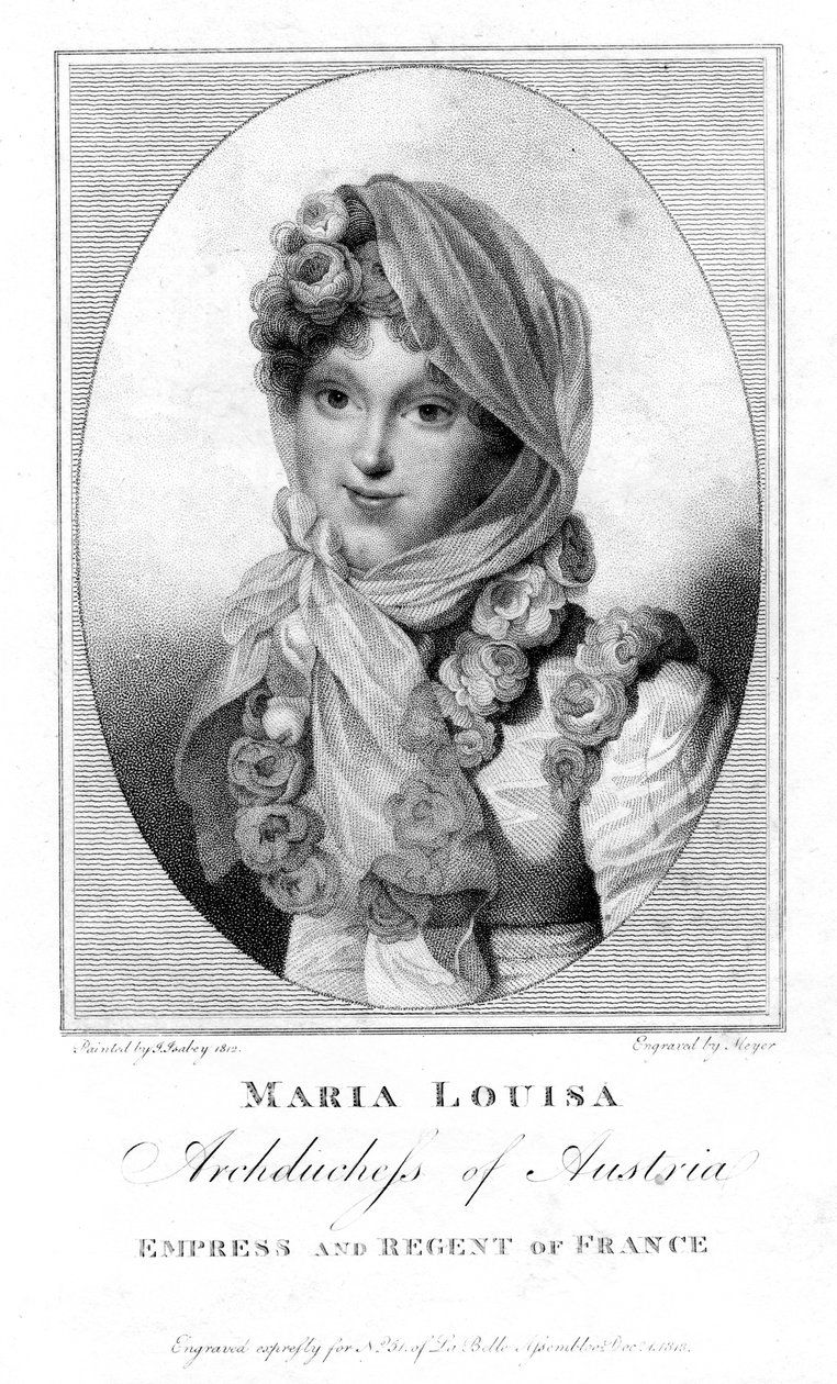 マリアルイーザ、オーストリアの大公、1813年。 作： アンリマイヤー
