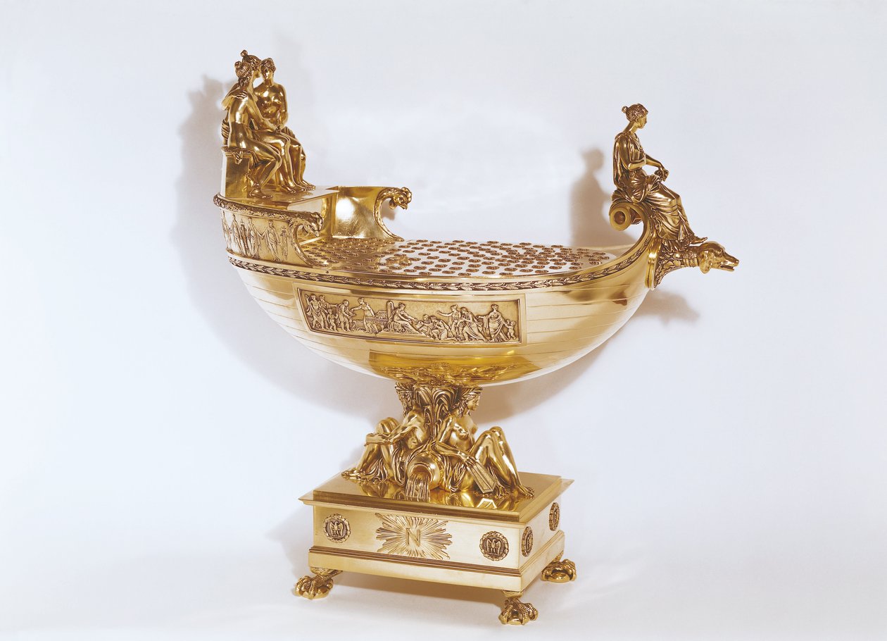 ジョセフィーヌ・ド・ボーハルネ皇后（1763-1814）に属するネフ1804（銀色の金箔） 作： ヘンリー・オーギュスト
