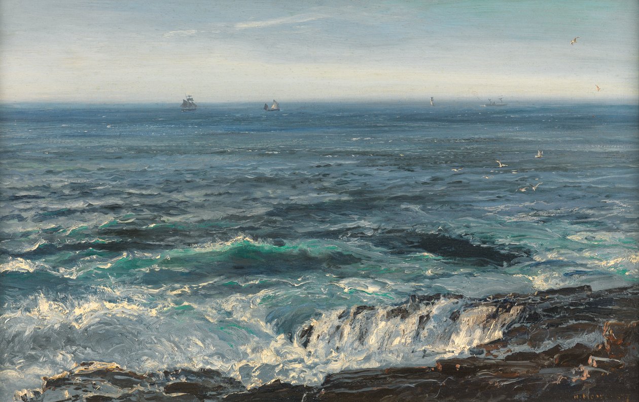 海景、1877 作： ヘンリー・ムーア