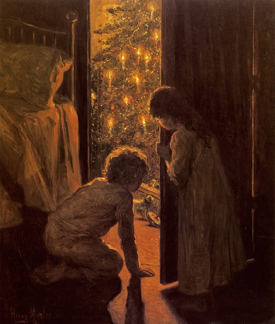 1916年頃のクリスマスツリー 作： ヘンリーモスラー