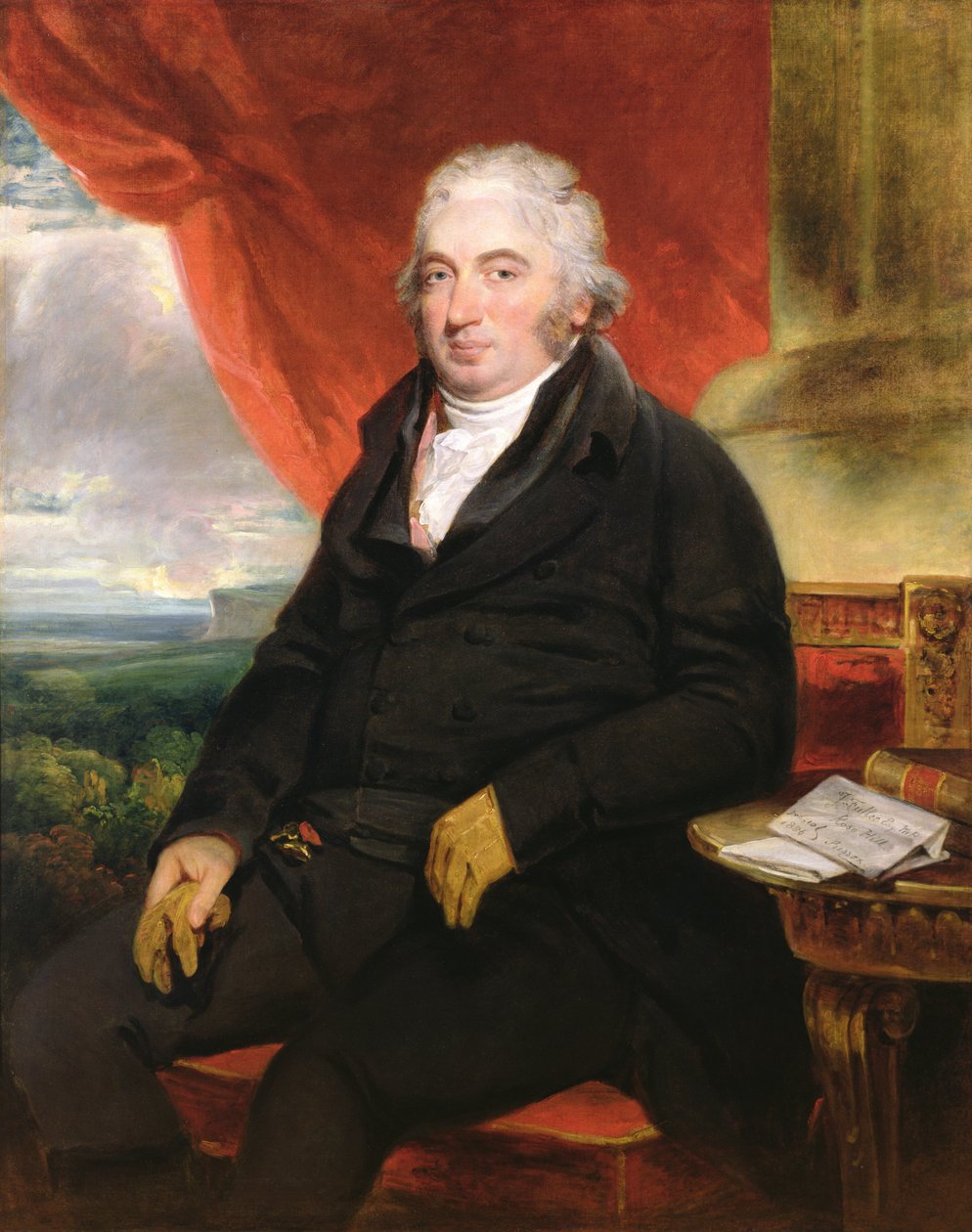 ジョン・フラーの肖像（1757-1834） 作： ヘンリーシングルトン