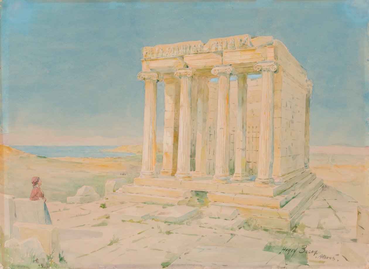 Temple of Nike Apteros, n.d. 作： ヘンリーベーコン