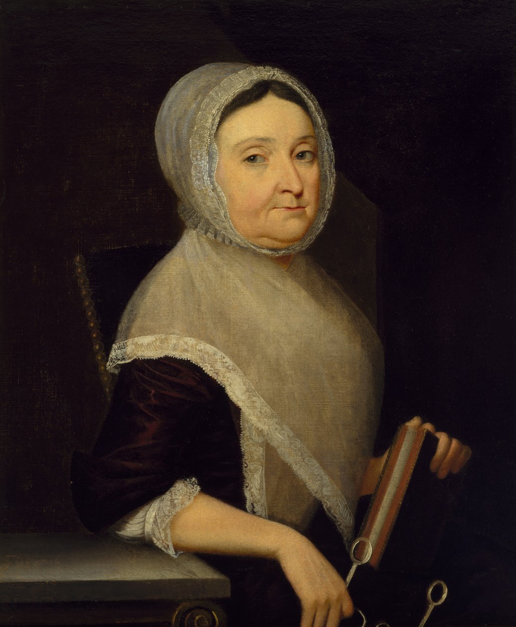 メアリーカスバート夫人の肖像、c.1770-75 作： ヘンリー・ベンブリッジ