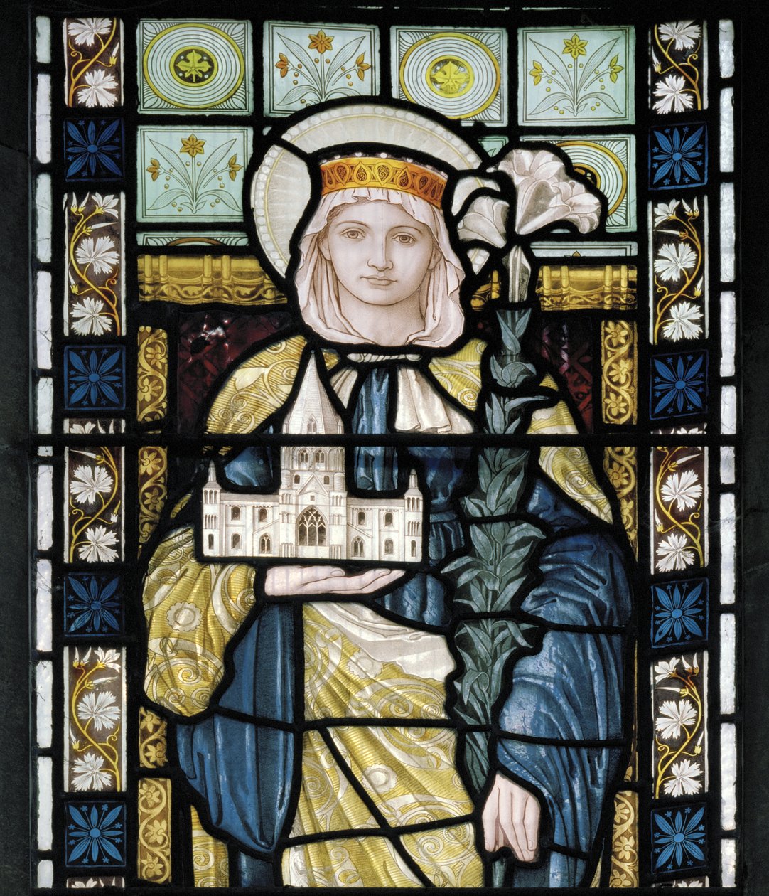 St Frideswide, c.1872 （ステンドグラス 作： ヘンリーホリデー