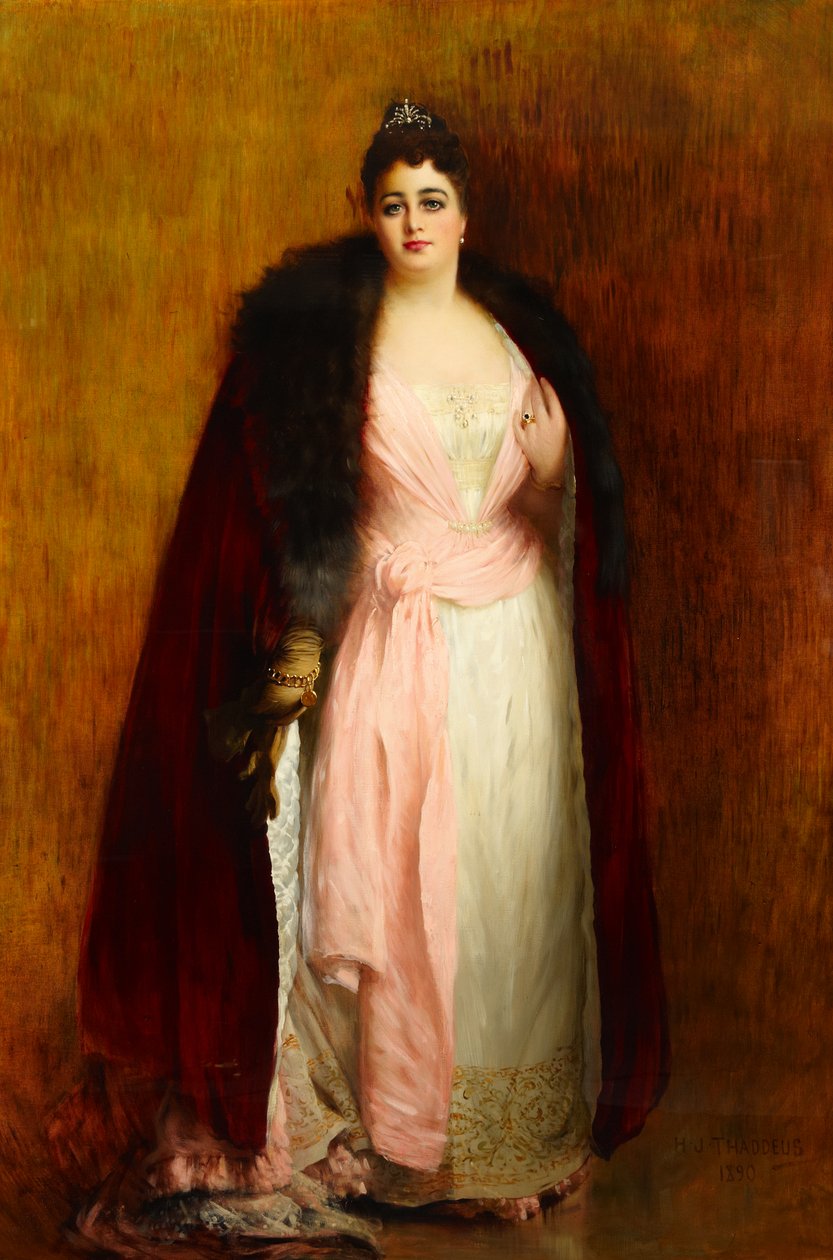 エイダルイスヒル夫人（1844–1906） 作： ヘンリー・ジョーンズ・タデウス