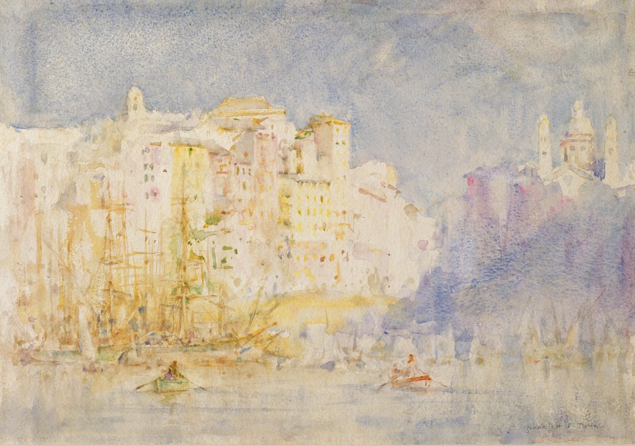 ジェノヴァ、1912（紙のトイレ） 作： ヘンリー・スコット・テューク