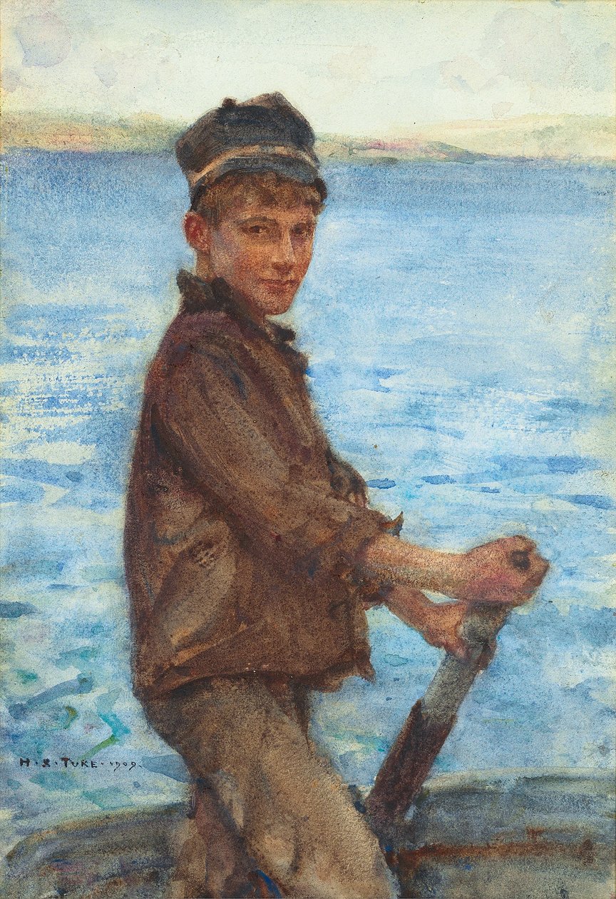 パントの操縦、1909 作： ヘンリー・スコット・テューク