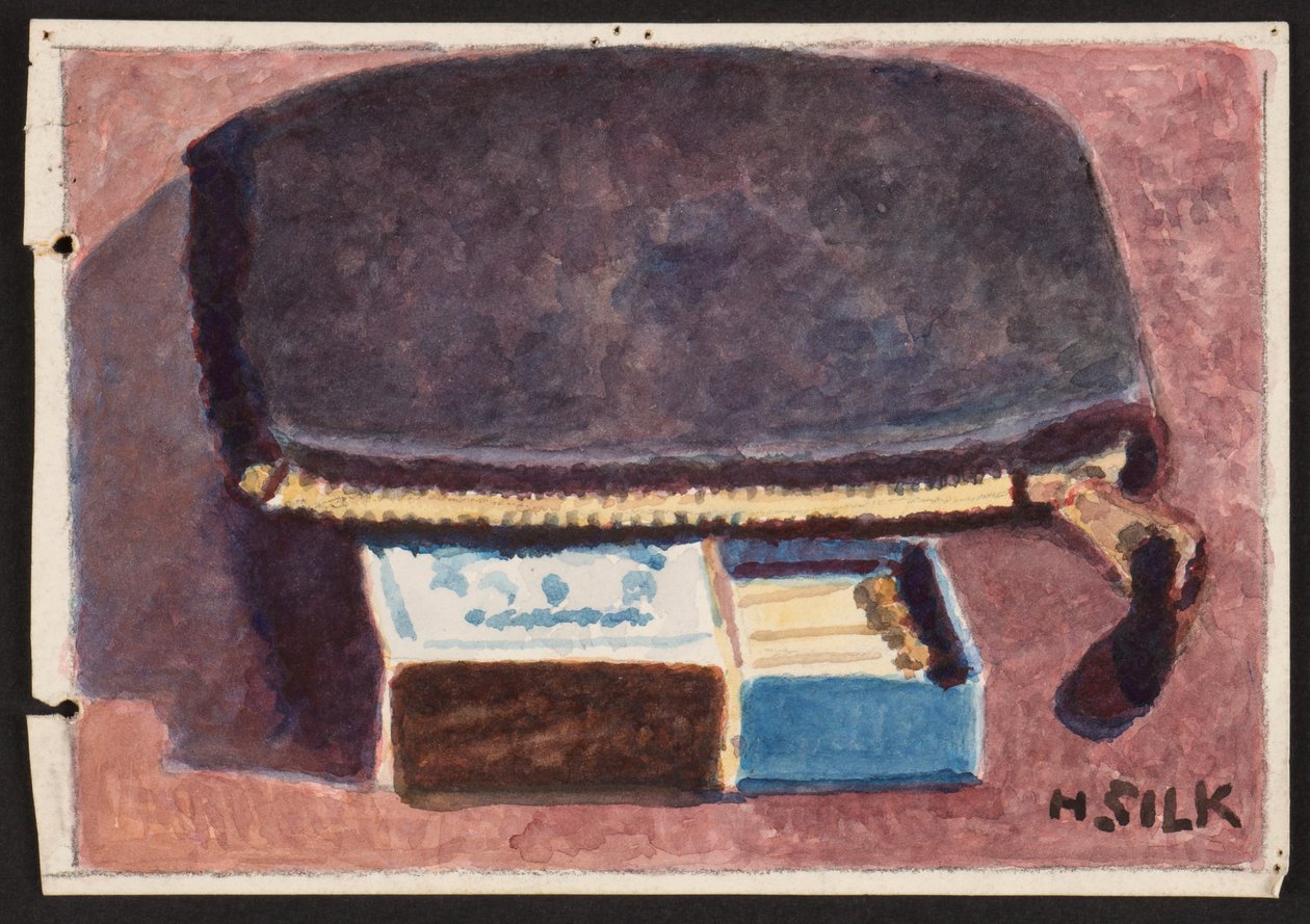 財布とマッチ、c.1930 作： ヘンリー・シルク