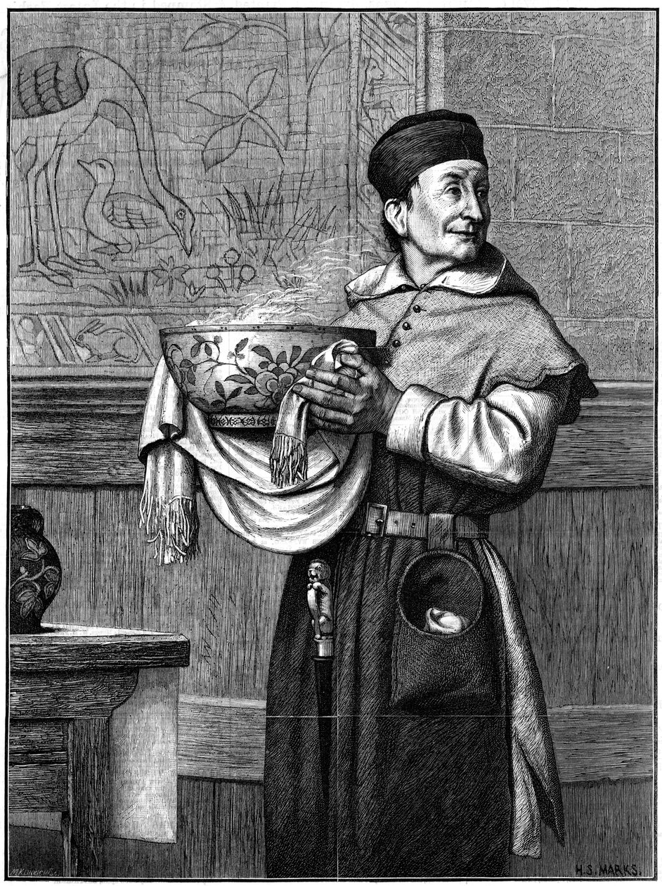 わさびボウルを持って来た、1874年。 作： ヘンリー・ステイシー・マークス
