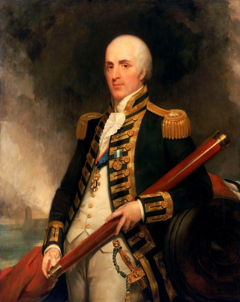 アレクサンダー・ジョン・ボール少将（1757-1809） 作： ヘンリー・ウィリアム・ピッカーズギル