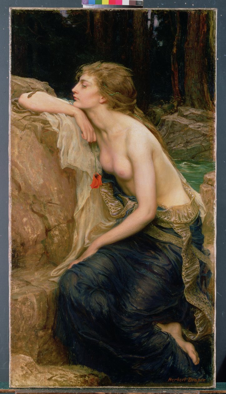 ラミア、1909年頃 作： ハーバート・ジェームズ・ドレイパー