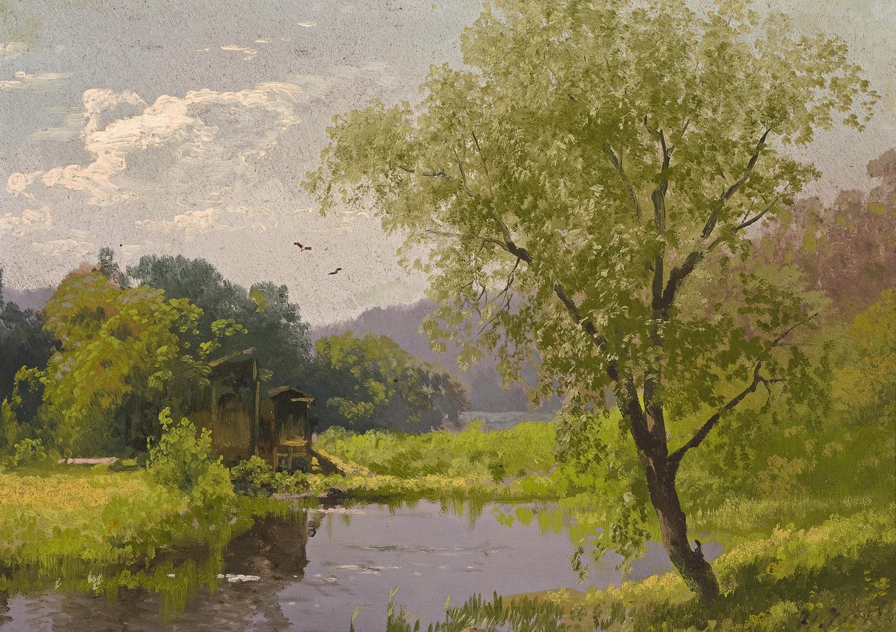 古い工場 作： Hermann Ottomar Herzog