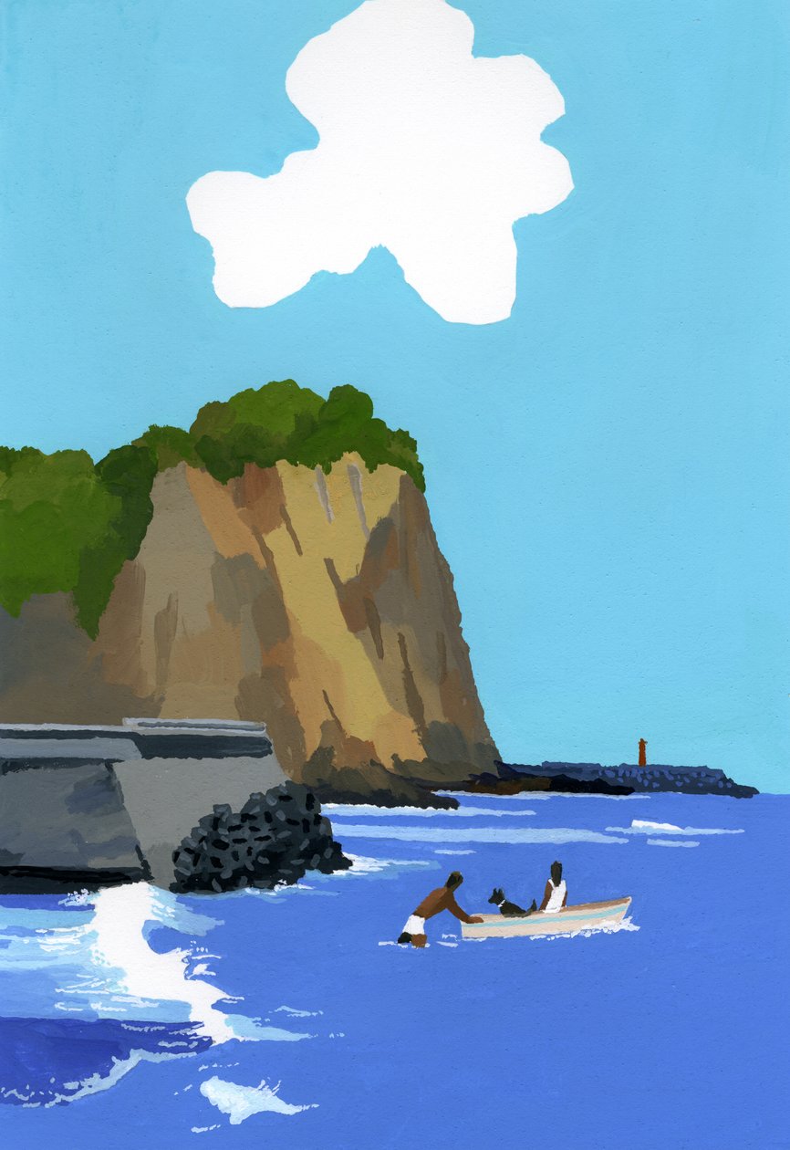 夏と海と船。 作： 井筒宏之