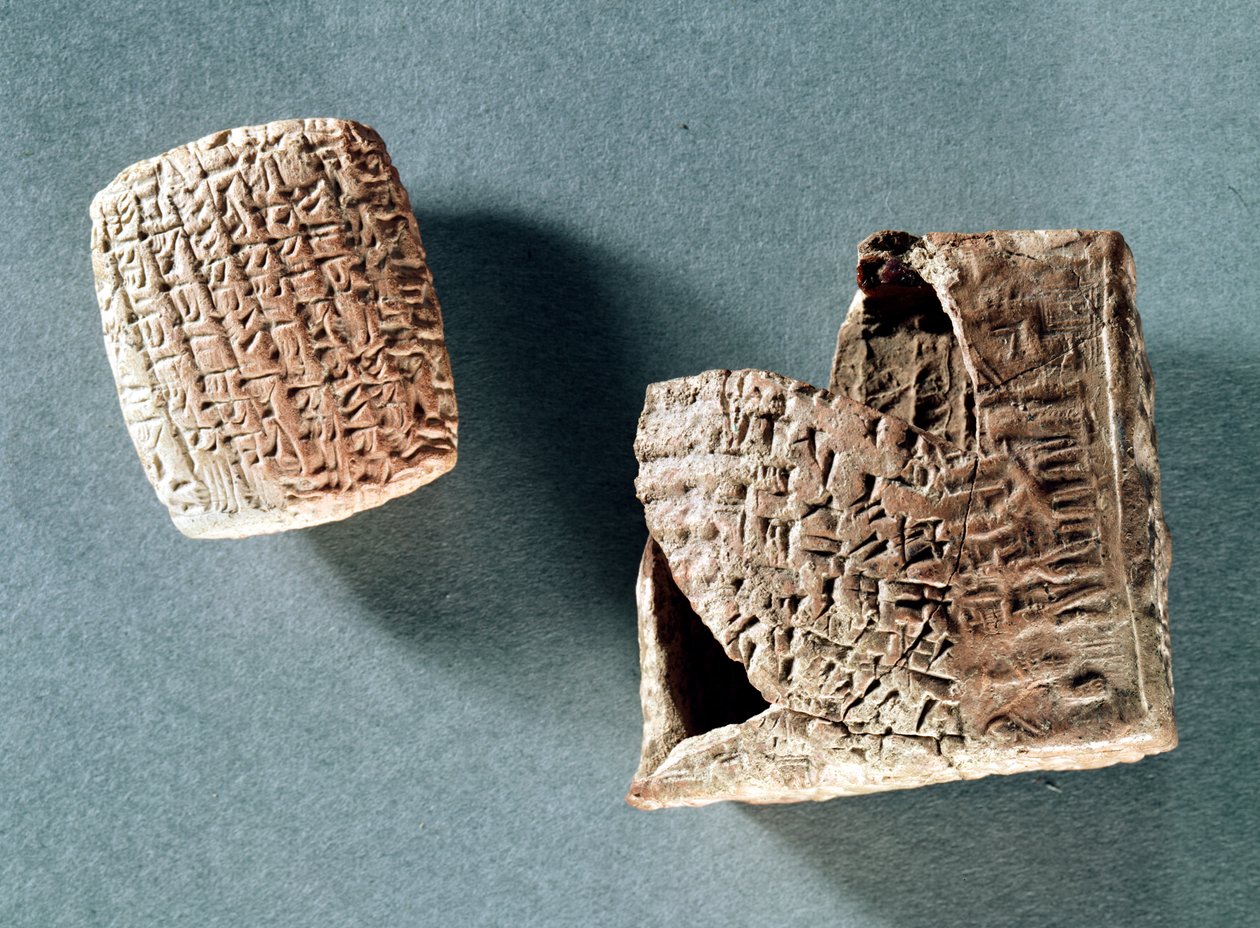 カッパドキアの手紙と封筒、トルコ、紀元前2000〜1800年（陶器） 作： ヒッタイト