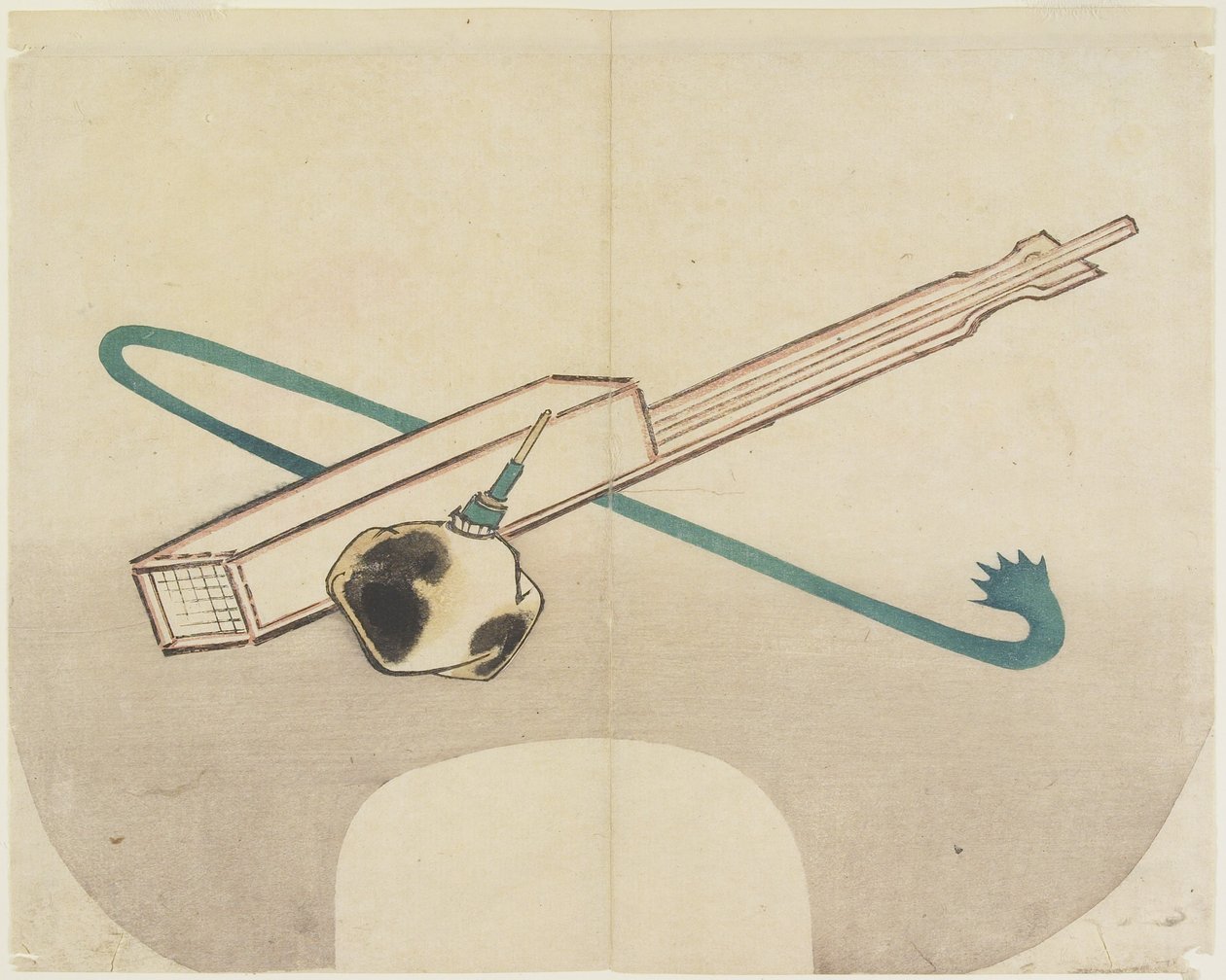 （ゼリー麺メーカー）、c。 1830 作： 奉行