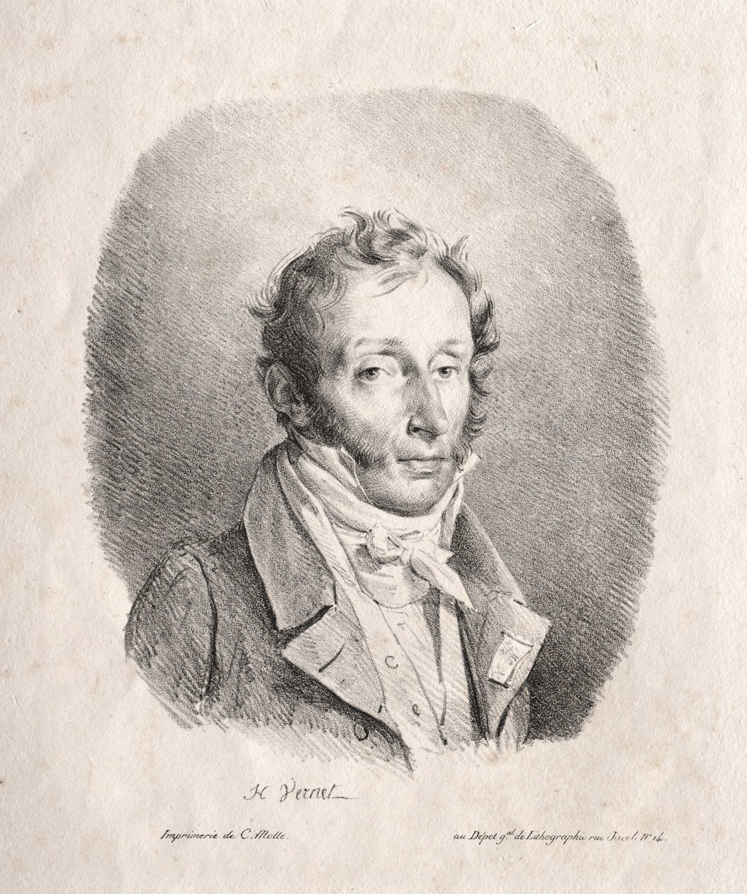カールヴェルネ、1817年。 作： エミール・ジャン・オレス・ヴェルネ