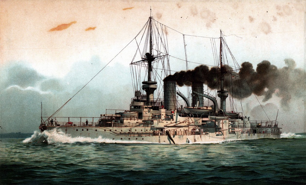 S.M. 戦艦メクレンブルク 作： ヒューゴ・グラフ