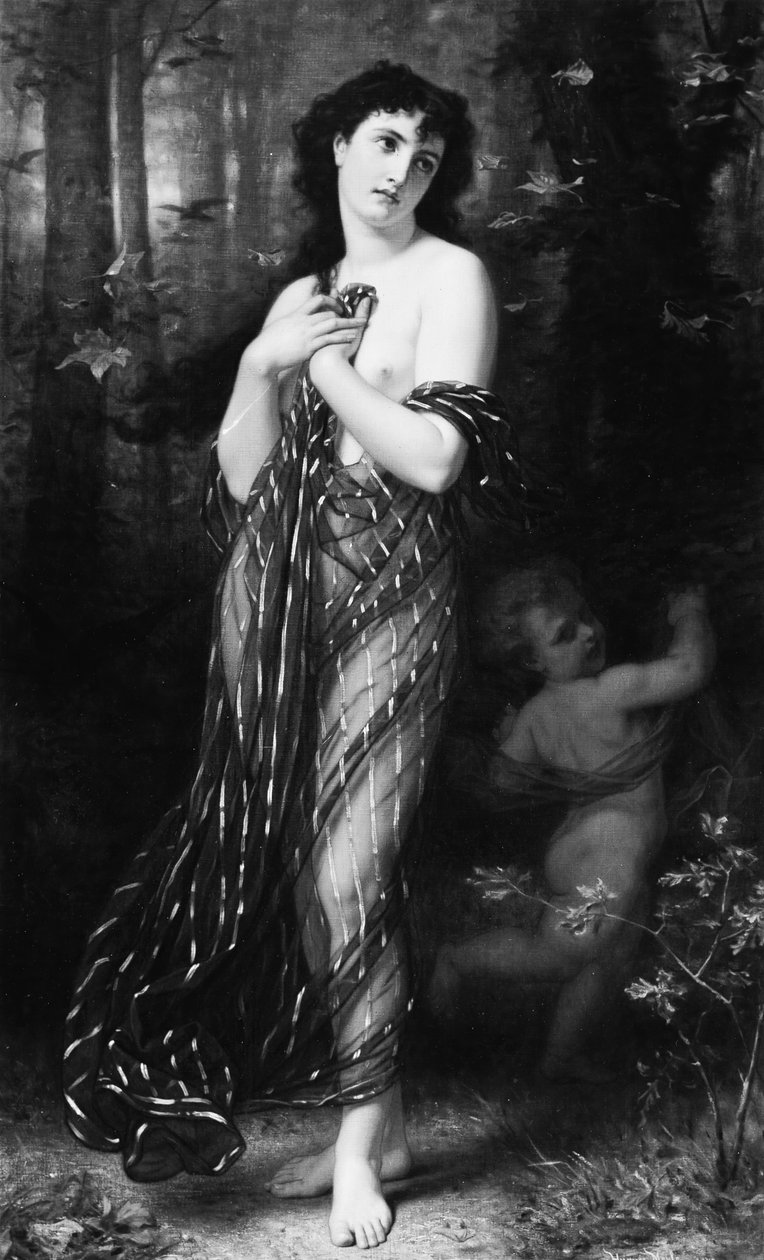 落ち葉、秋のアレゴリー、1872年。 作： ユグス・メルル