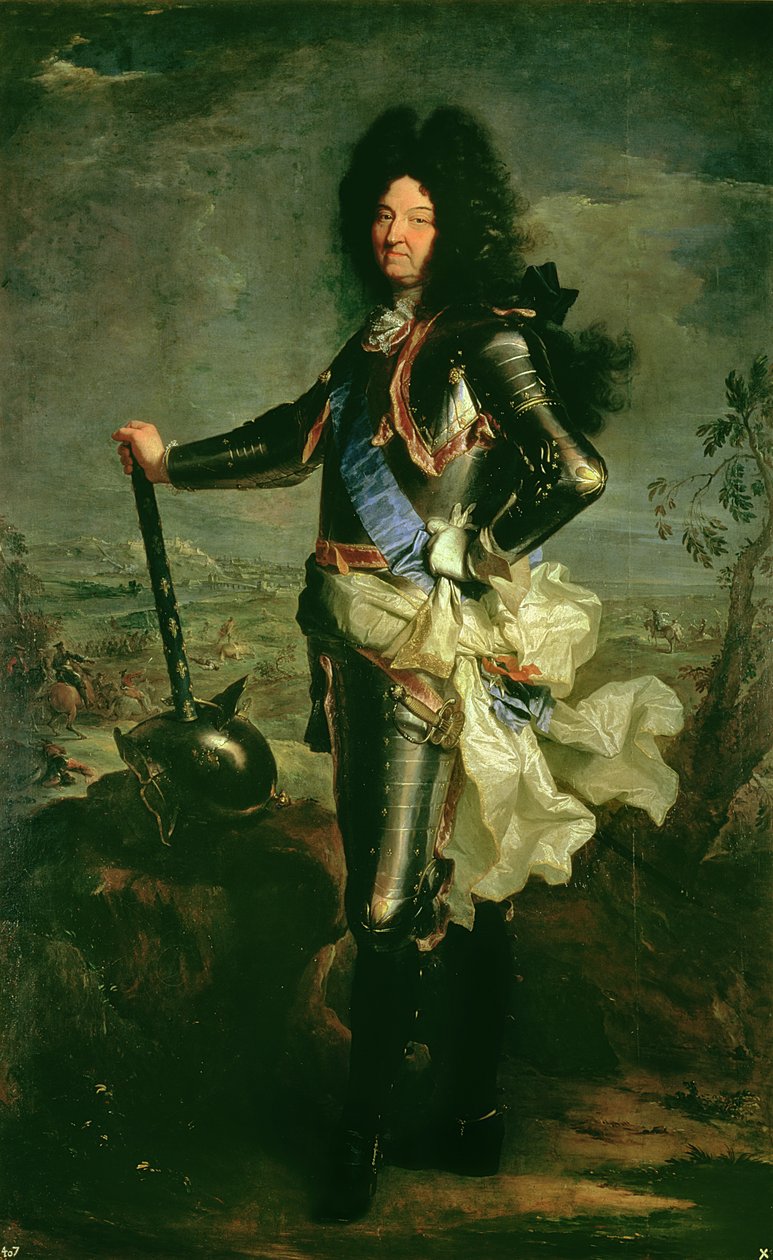 ルイ14世（1638〜1715）の肖像 作： ヒヤシンス・フランソワ・リゴー