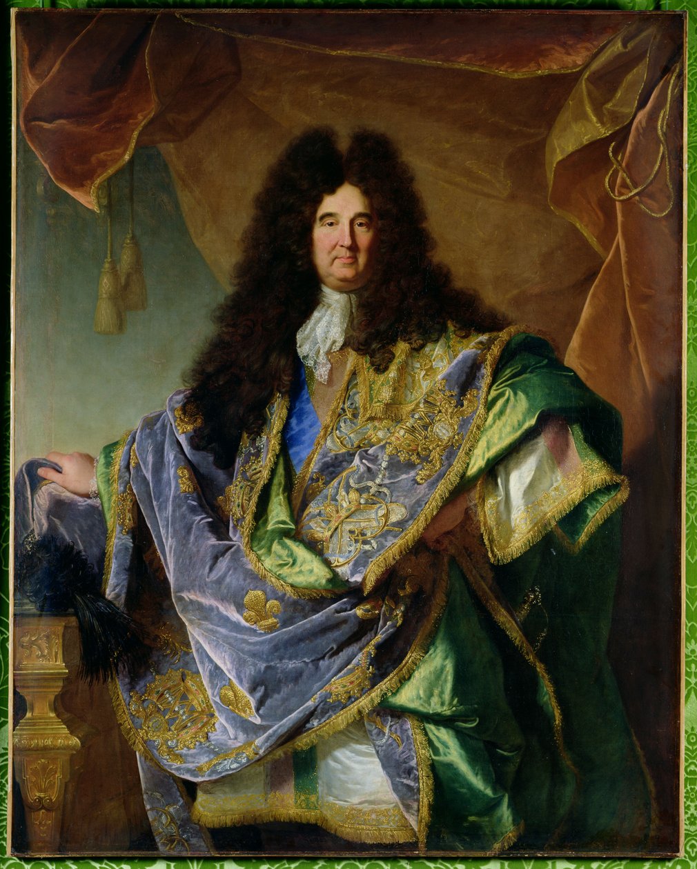 フィリップドクルシヨン（1638〜1720年）の肖像、ダンゴー侯爵、1702年 作： ヒヤシンス・フランソワ・リゴー