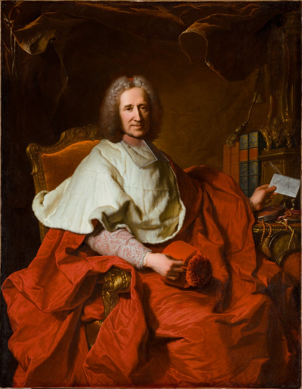 ギヨーム・デュボア枢機卿の肖像 作： Hyacinthe Rigaud