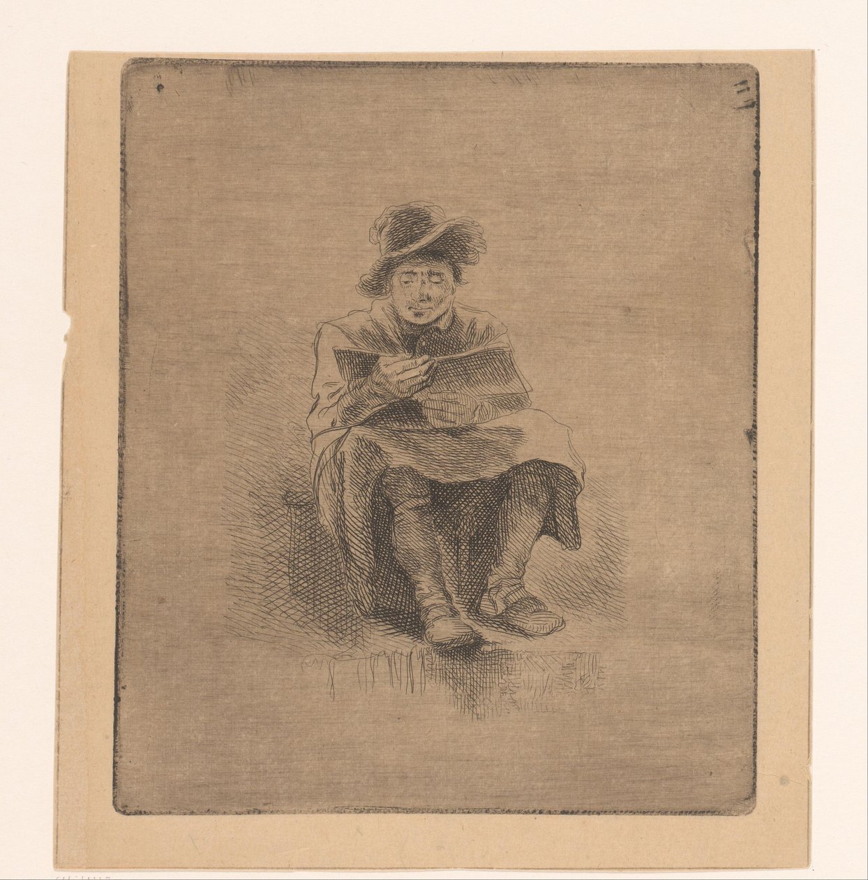 読書マン 作： Ignace Joseph de Claussin（帰属）