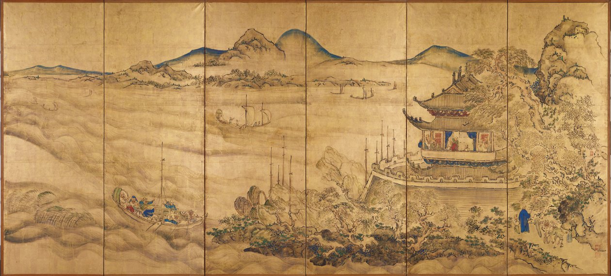トウのいる風景 作： 池の大河