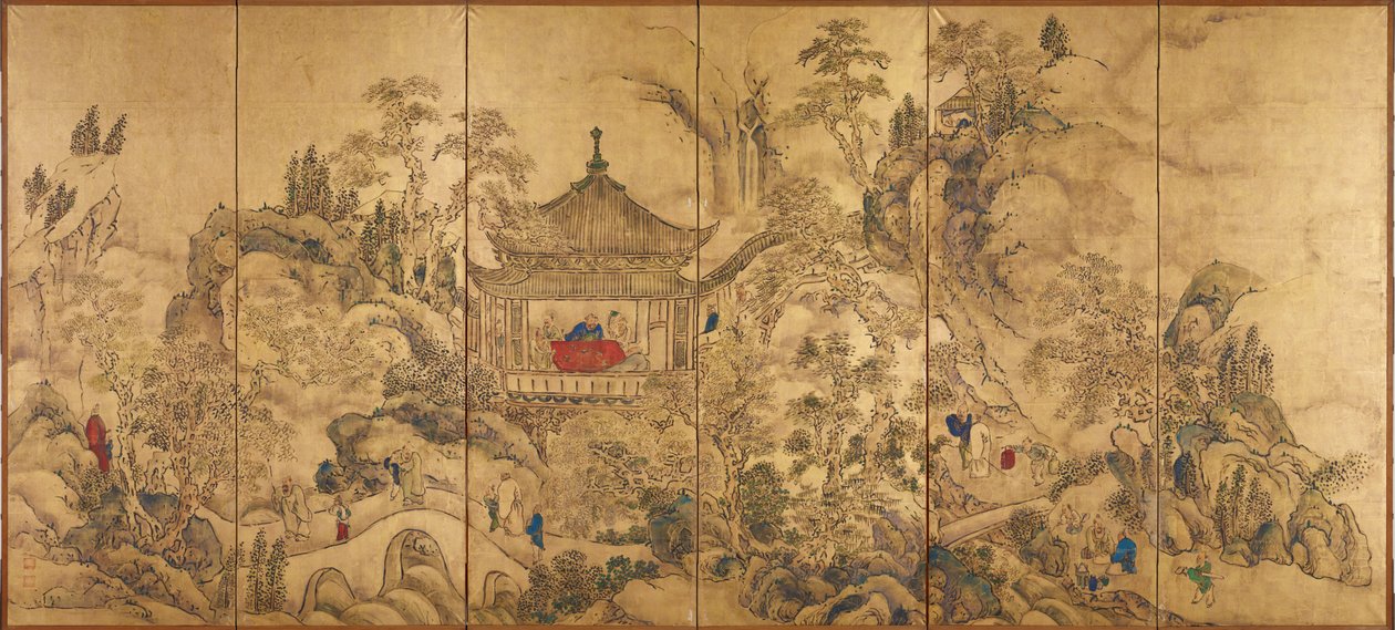 Roukaku Sansui Zu 作： 池の大河