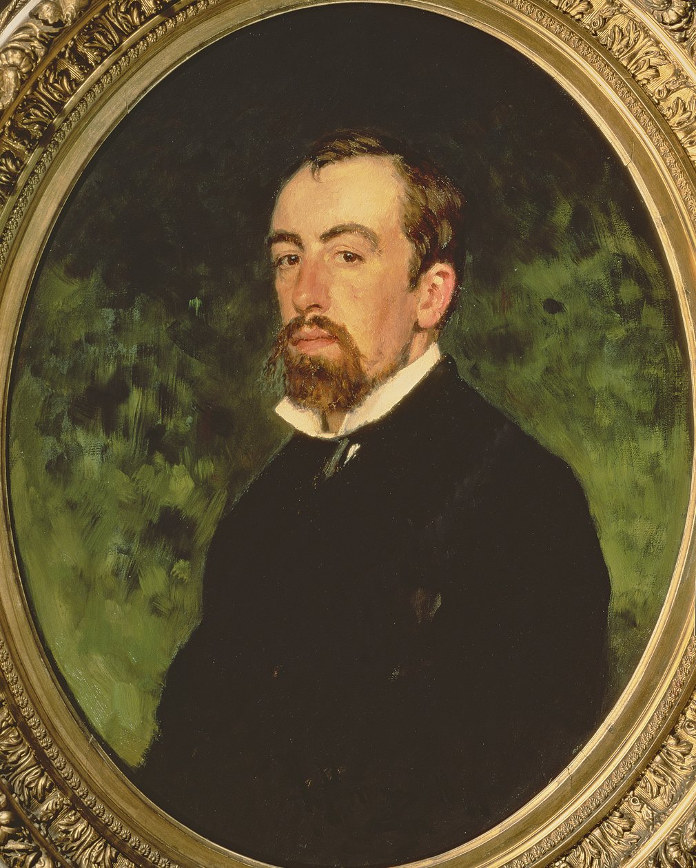 ヴァシリイ・ポレノフの肖像（1844-1927）、1877 作： イリヤ・エフィモヴィチ・レーピン