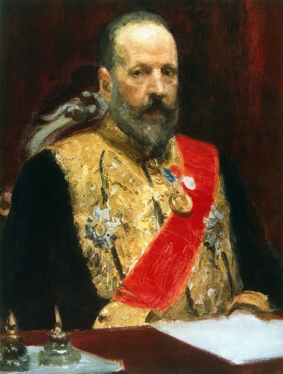 ウィッテ伯爵、ロシアの政治家、c1901-1903 作： イリヤ・エフィモヴィチ・レーピン