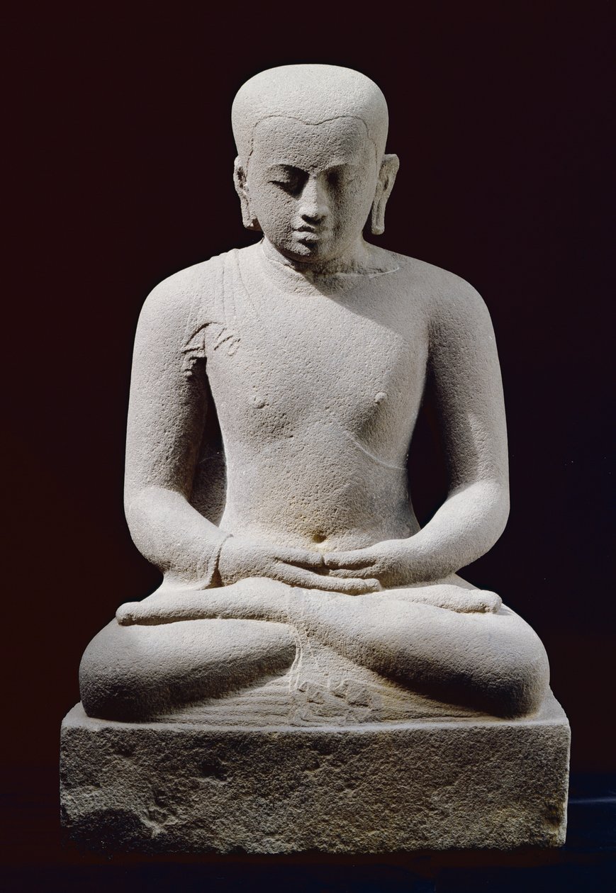 Candi Plaosan（安山岩）の修道僧 作： インドネシア語学校