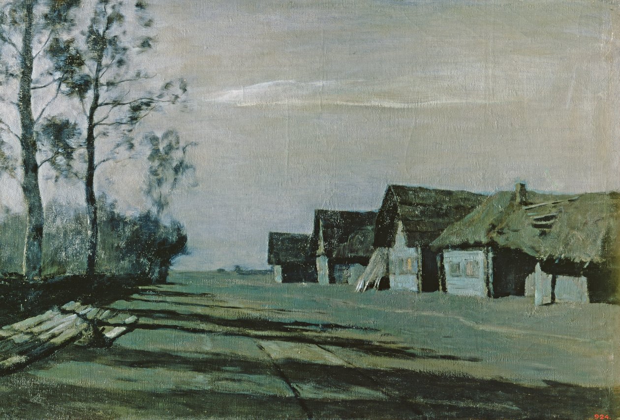 月光の村、1897 作： アイザック・イリイチ・レヴィタン