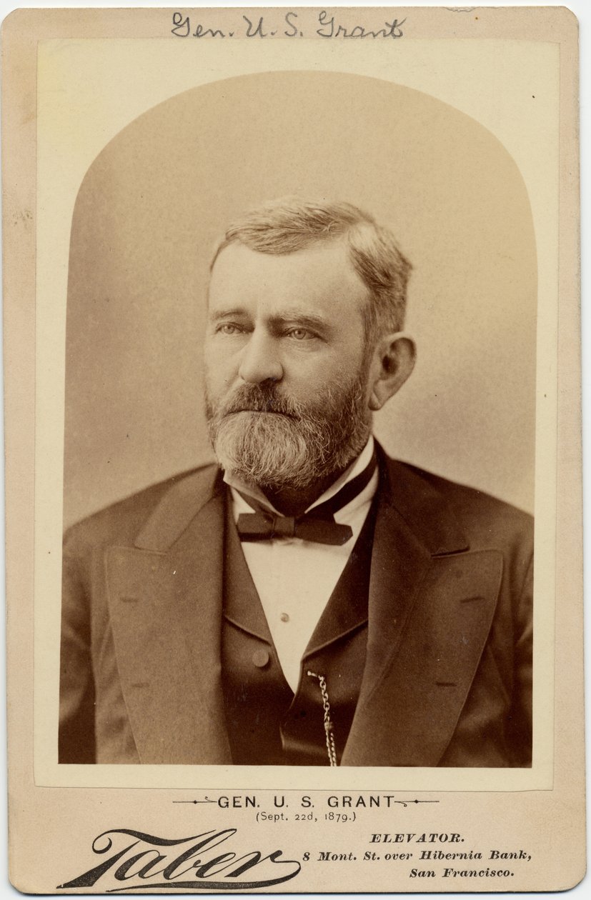 ユリシーズシンプソングラント（1822-85）、北軍総司令官、米国第18代大統領（アルブメン写真） 作： イザヤ・テーバー