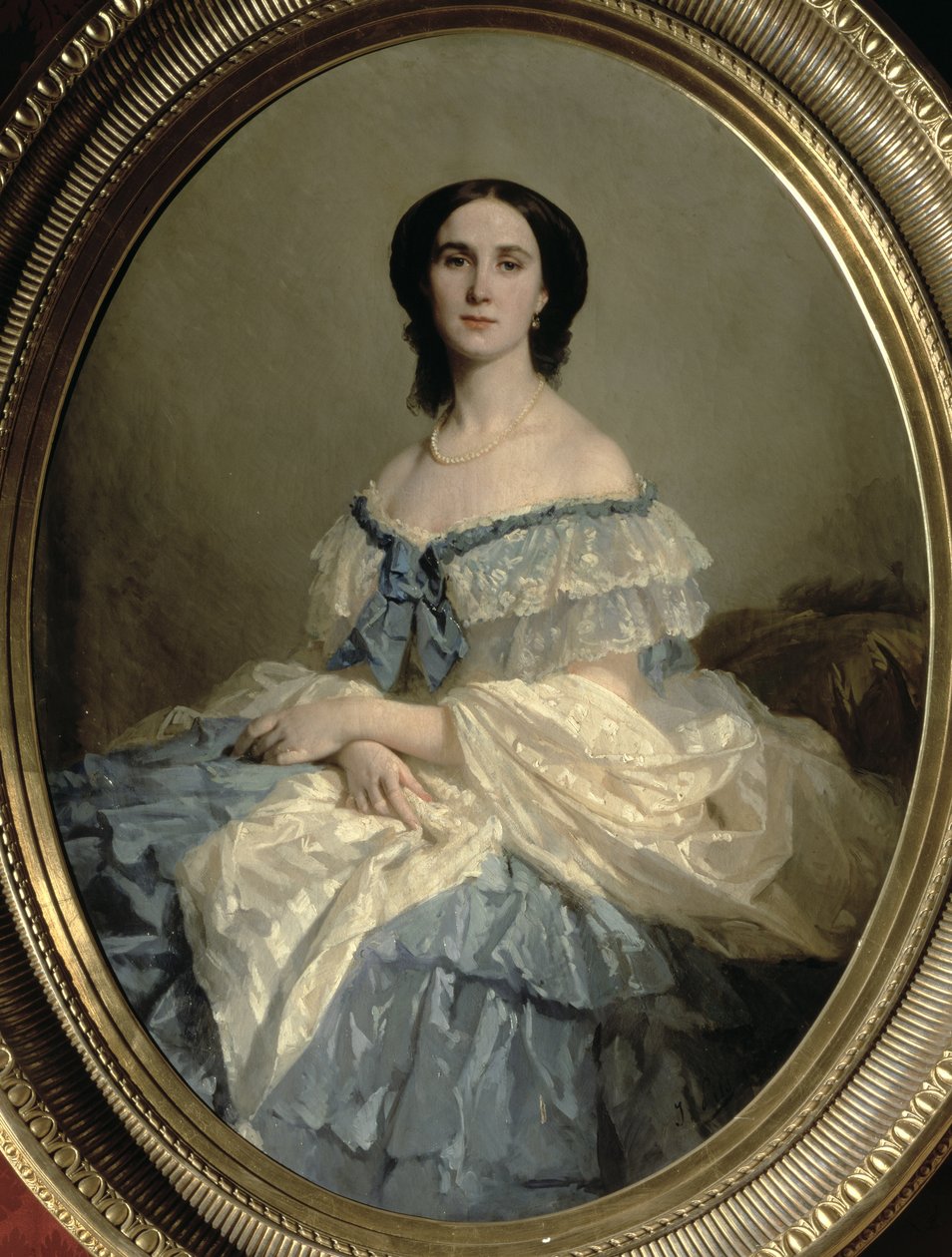 メキシコのシャーロット皇后（1840〜1927年）、ベルギーのレオポルド1世の娘、メキシコのマクシミリアン皇帝（1832〜67年）の妻 作： イシドール・ピルス