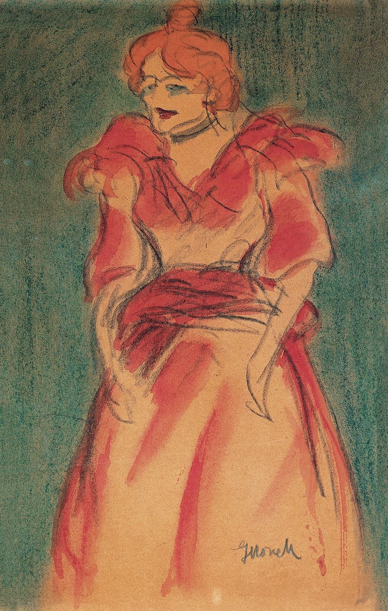キャバレー歌手 作： Isidre Nonell