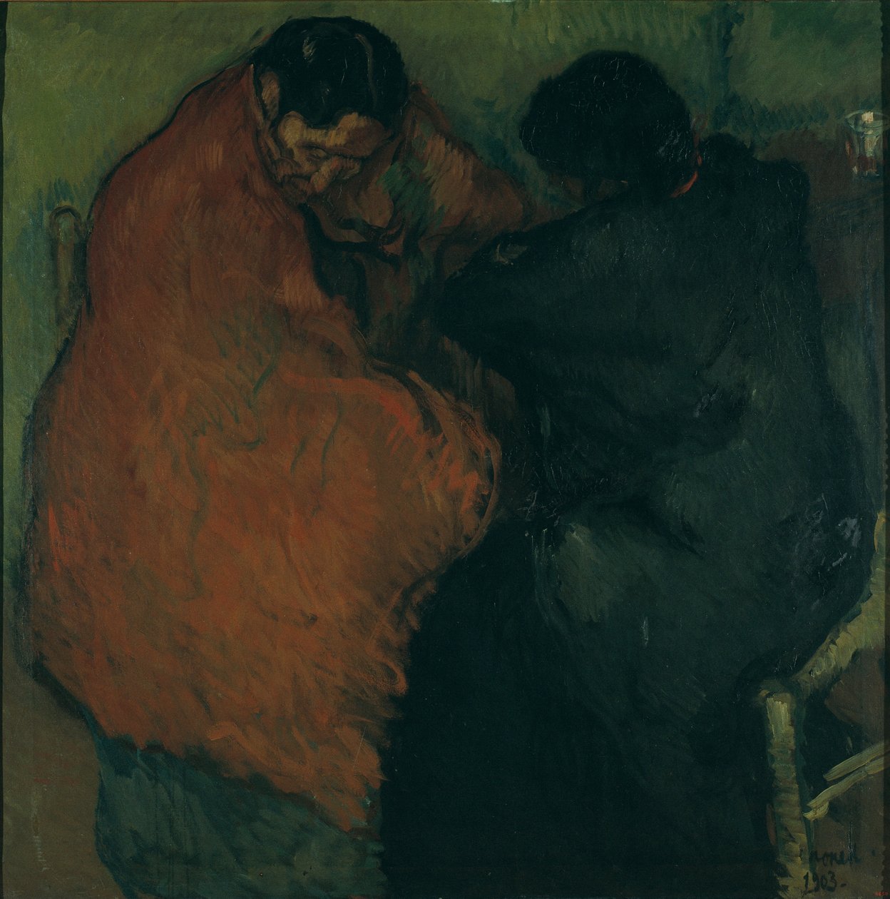 2人のジプシーの女性 作： Isidre Nonell