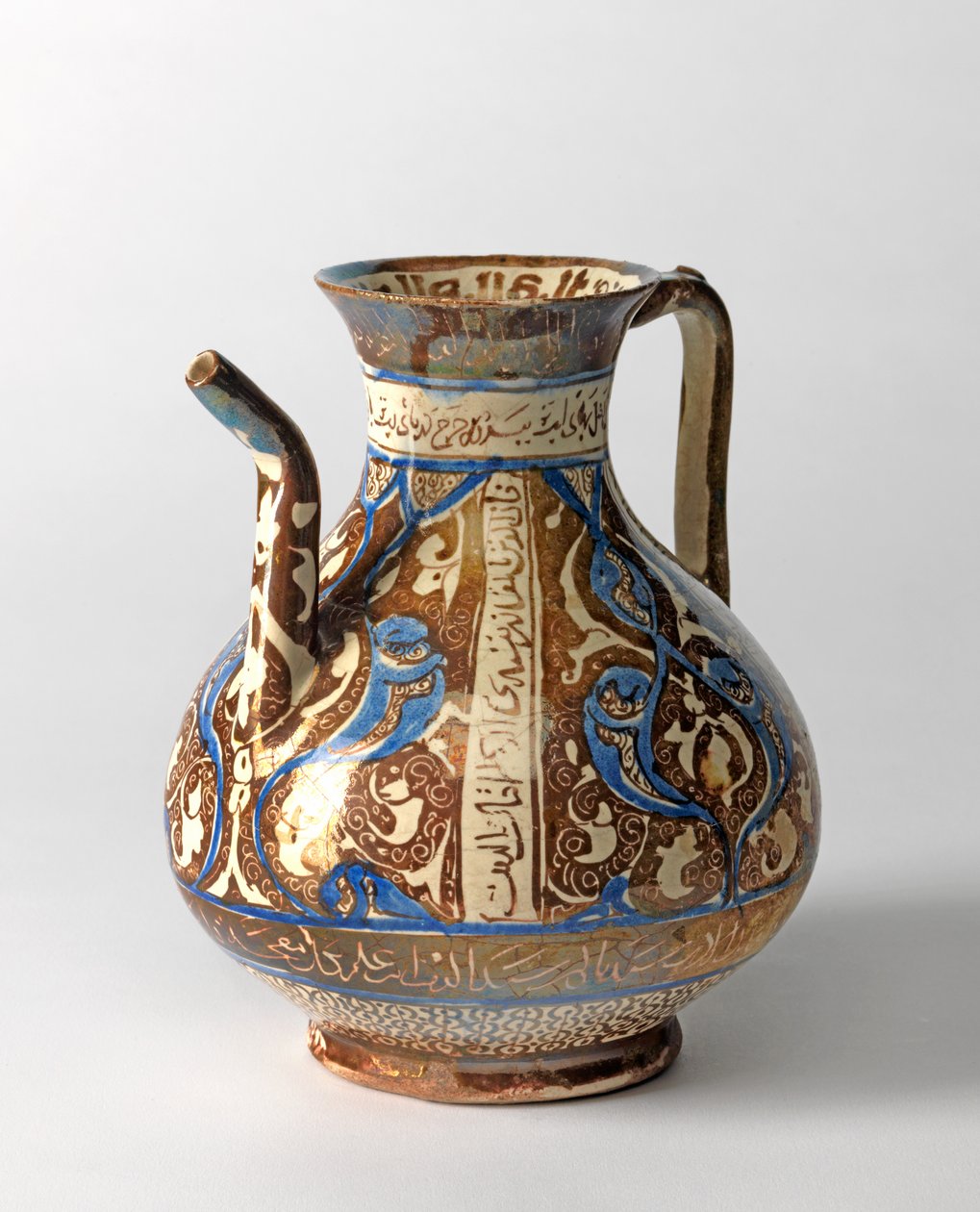 Fritware ewer、Seljuk（セラミック） 作： イスラム学校