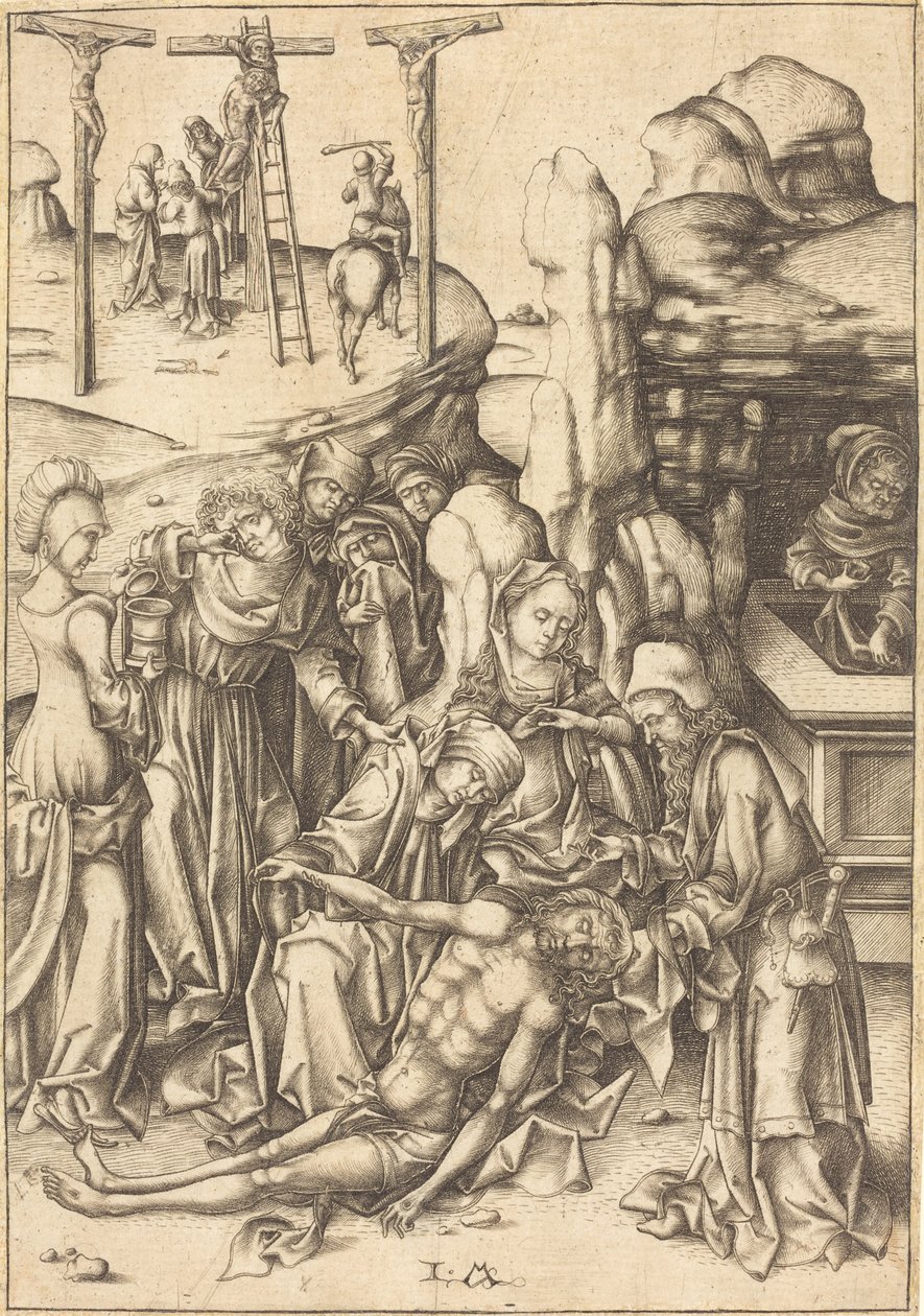 嘆き、c。 1480年。 作： イスラエル・ファン・メッケネム