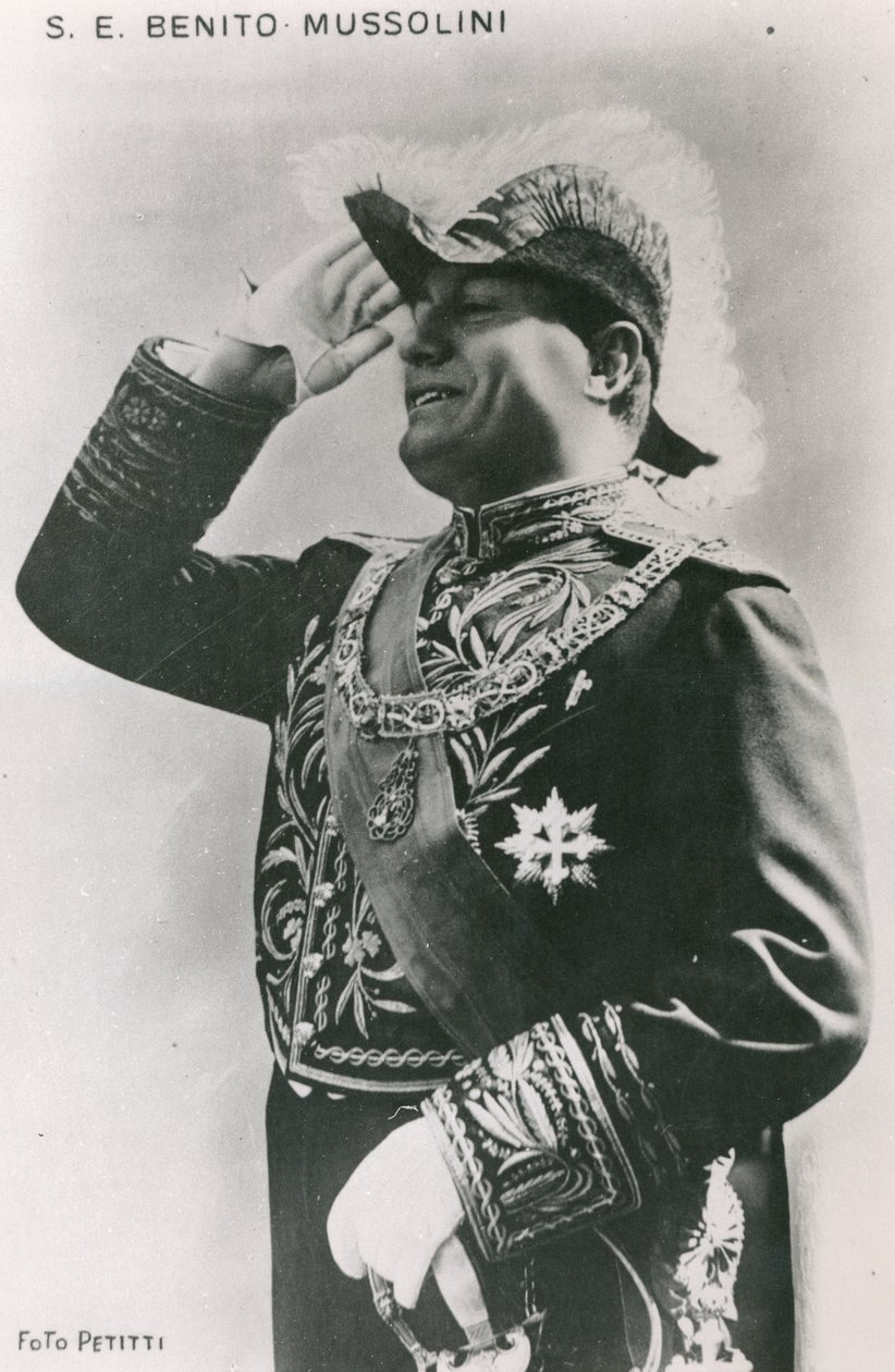 ベニート・ムッソリーニ（1883-1945）1930年代 作： イタリアの写真家